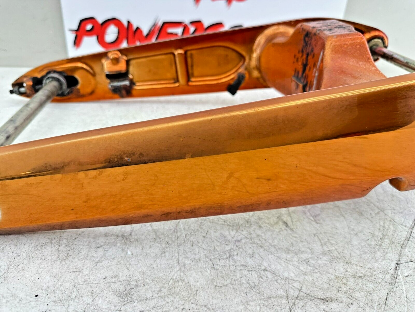 2006 Victory Kingpin Swingarm Fork + Shock Linkage Orange