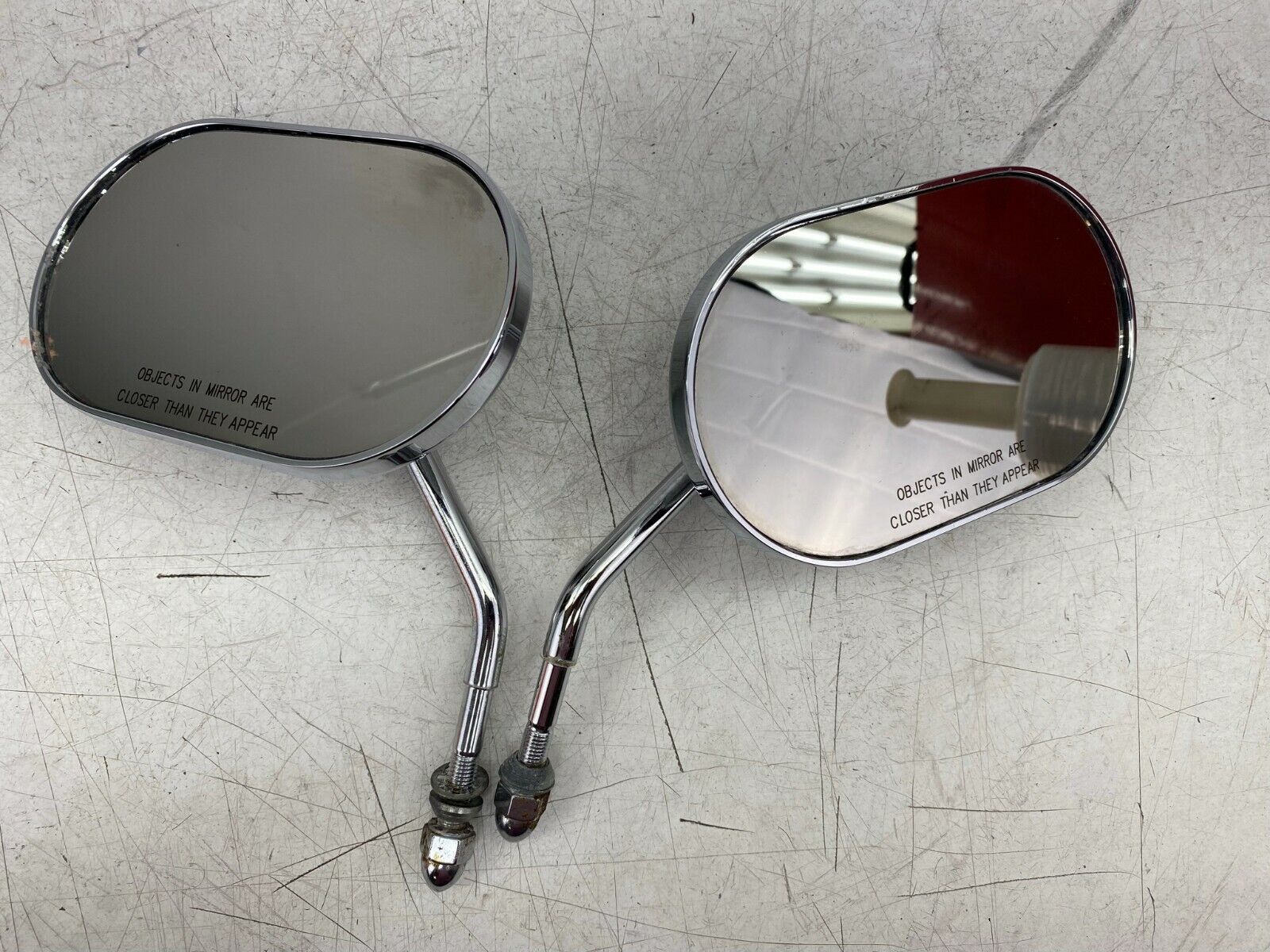 2003 HARLEY DAVIDSON FLH ROADKING CVO Chrome RT LT Rear View Mirrors