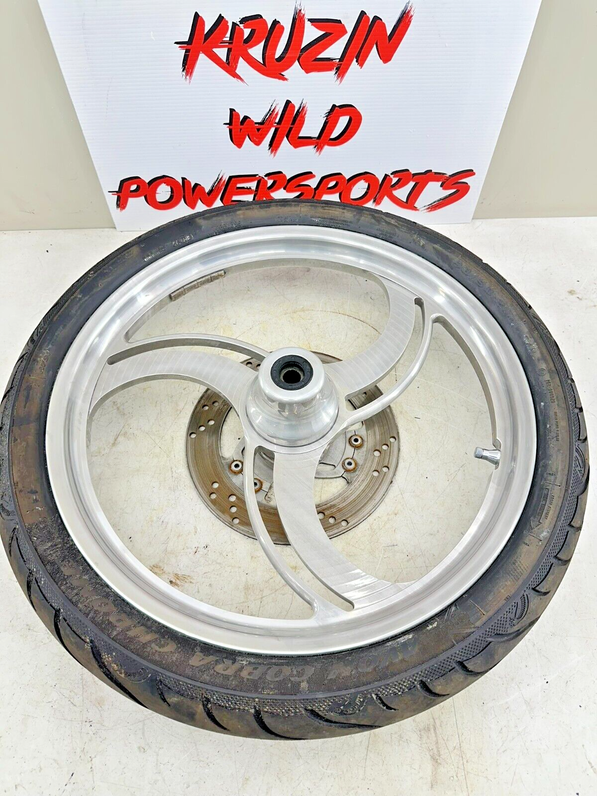 1999 HARLEY SOFTAIL 21" Front Wheel Rim Tire Mag 3 Spoke