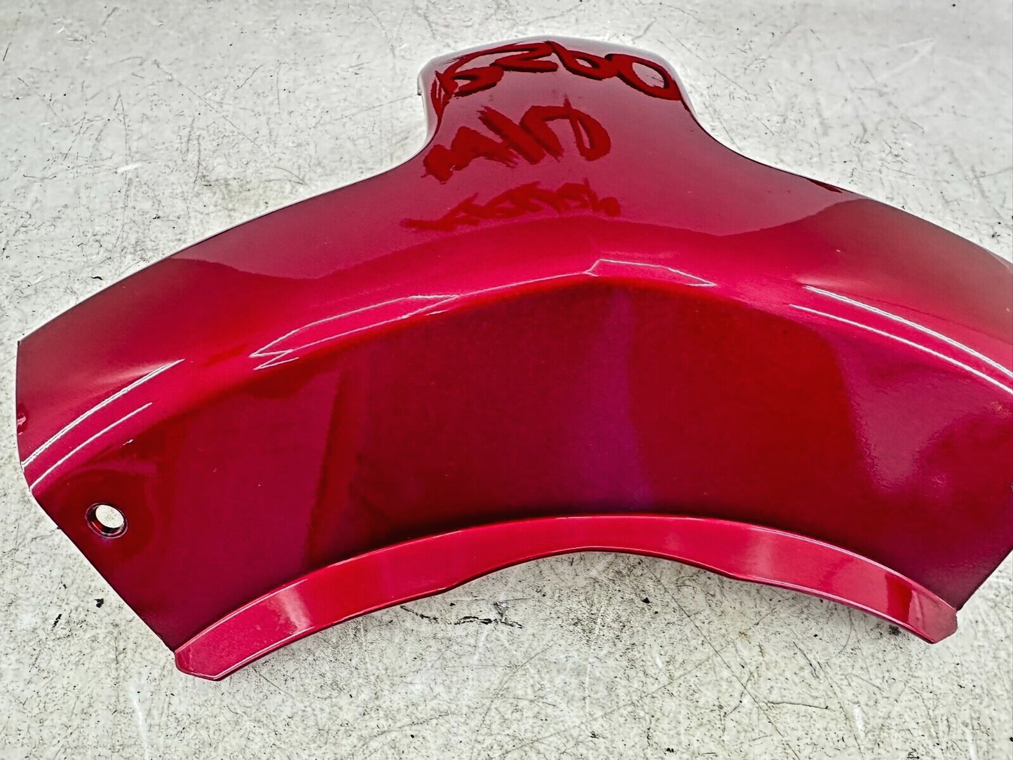 2004 Honda Goldwing GL1800 Red Front Fairing Cowl Lower Center Cover Plastic