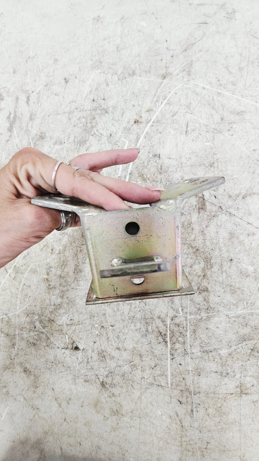 1996 HARLEY FLH ELECTRA GLIDE Driver Backrest Mounting Bracket Frame Dock