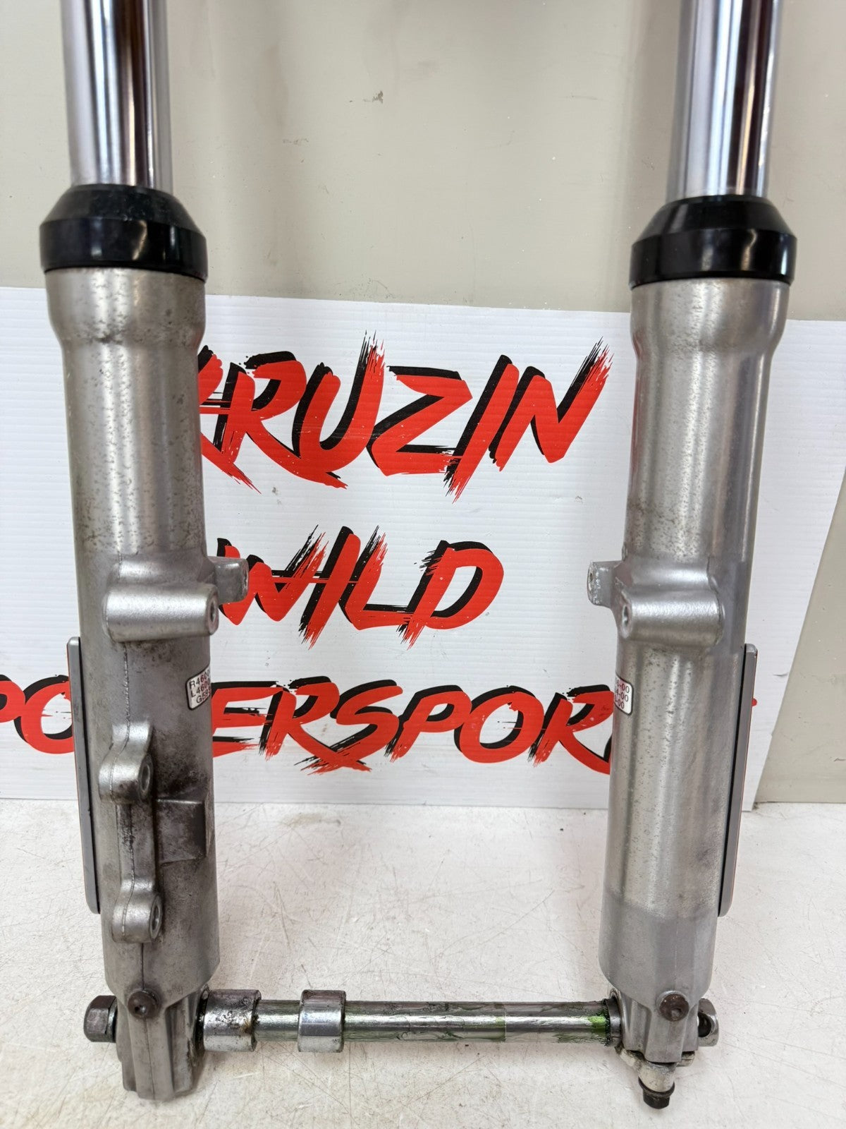 2003 HARLEY DYNA WIDE GLIDE Front End Forks Suspension Straight