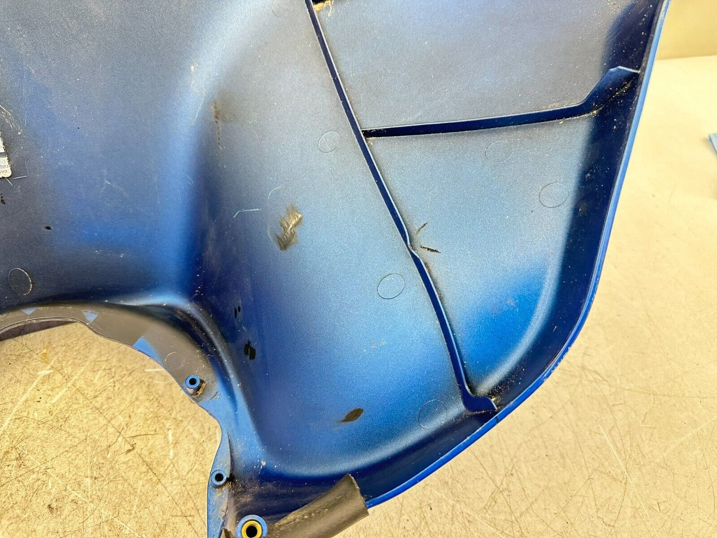 2007 Harley Electra Glide CVO Outer Batwing Fairing Cowl Lightning Blue Pearl