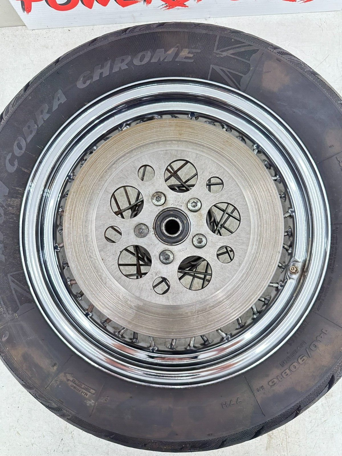 1999 HARLEY SOFTAIL 99 Down 16" Rear Wheel Rim Tire Spoke Laced W/ Hub