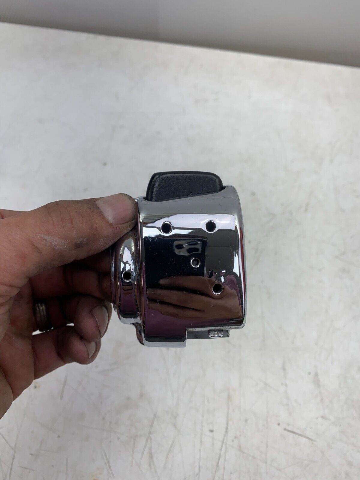 2001 HARLEY SOFTAIL DEUCE Chrome Left Hand Switch Housing Buttons
