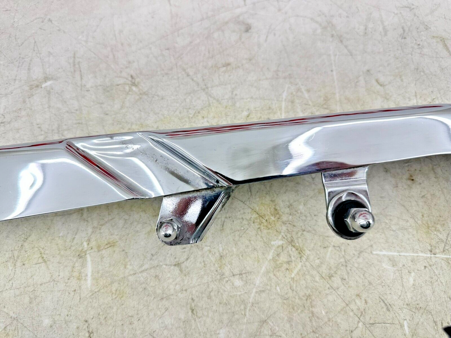 1999 HARLEY SOFTAIL Chrome Upper Belt Cover Guard + Plastic Cover