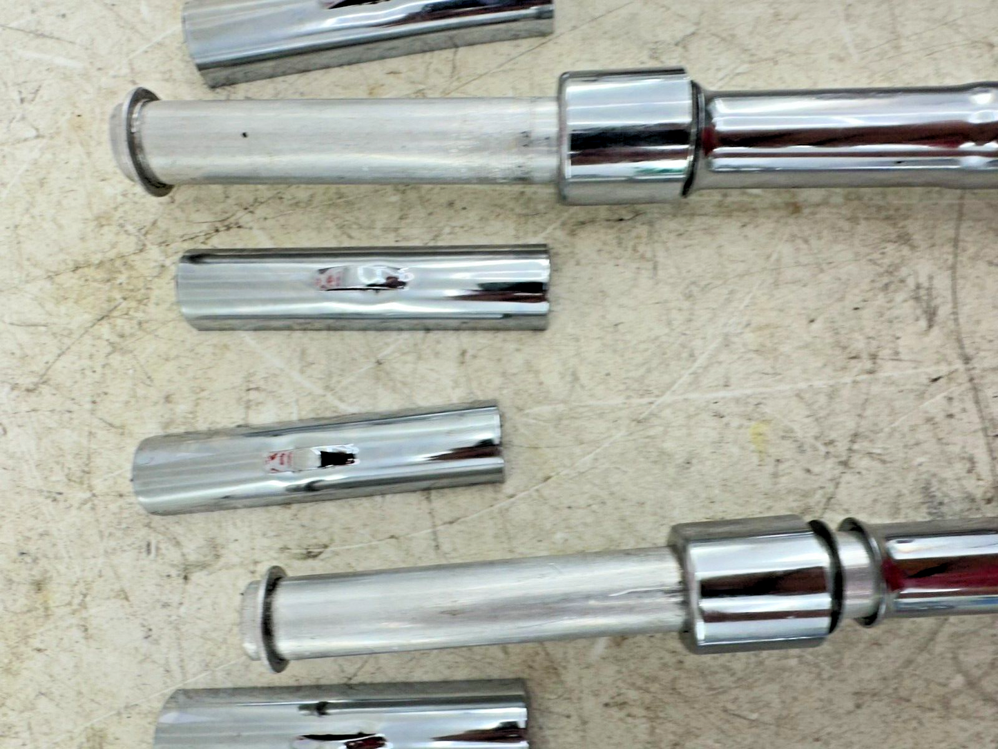 1999 HARLEY SOFTAIL Chrome Adjustable Push Rod Covers
