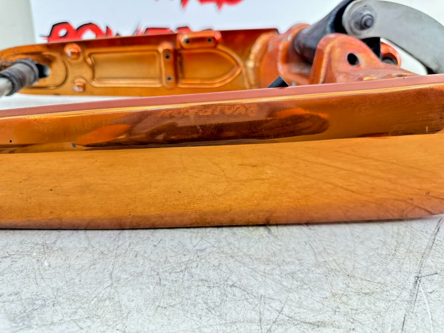 2006 Victory Kingpin Swingarm Fork + Shock Linkage Orange