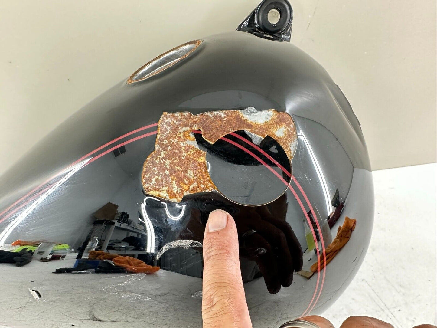1999 HARLEY DAVIDSON SOFTAIL Right Split Gas Tank OEM HD