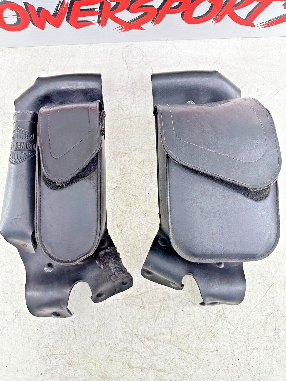 1999 HARLEY FLH ELECTRA GLIDE Saddlebag Bumper Rails Storage Pocket Luggage OEM