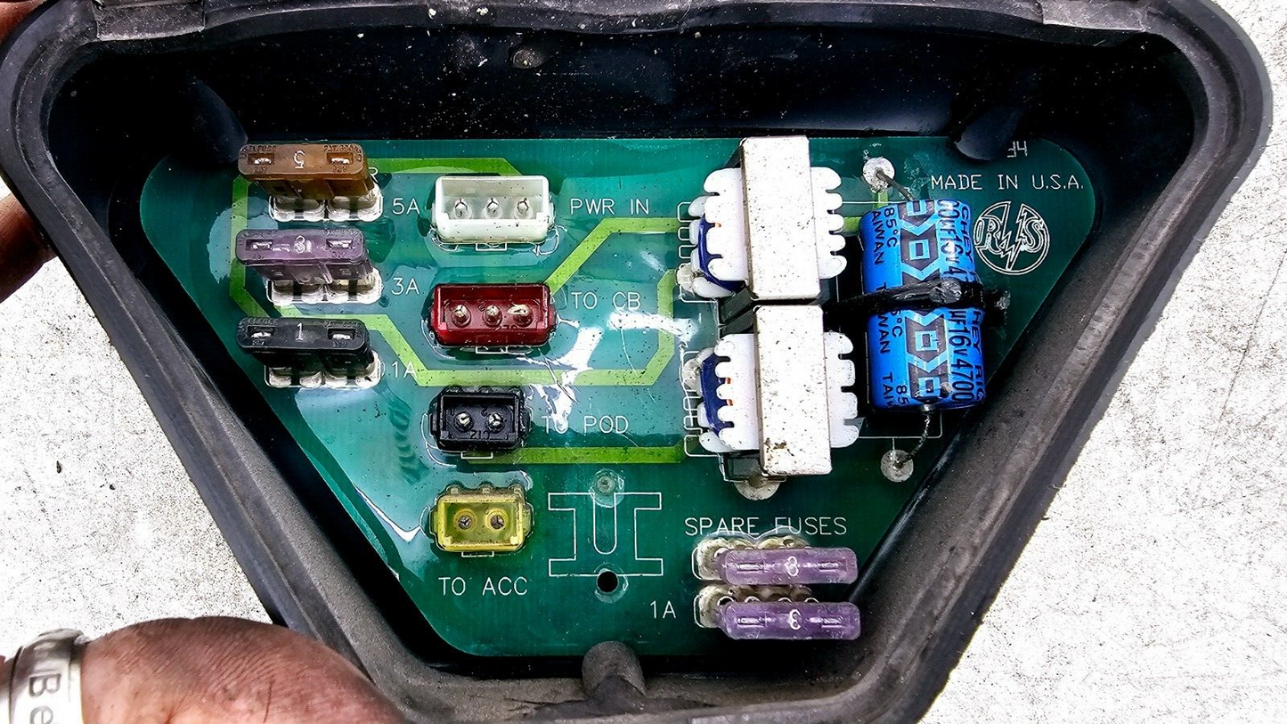 1994 HARLEY FLH ELECTRA GLIDE Fuses & Fuse Block Box Housing Panel