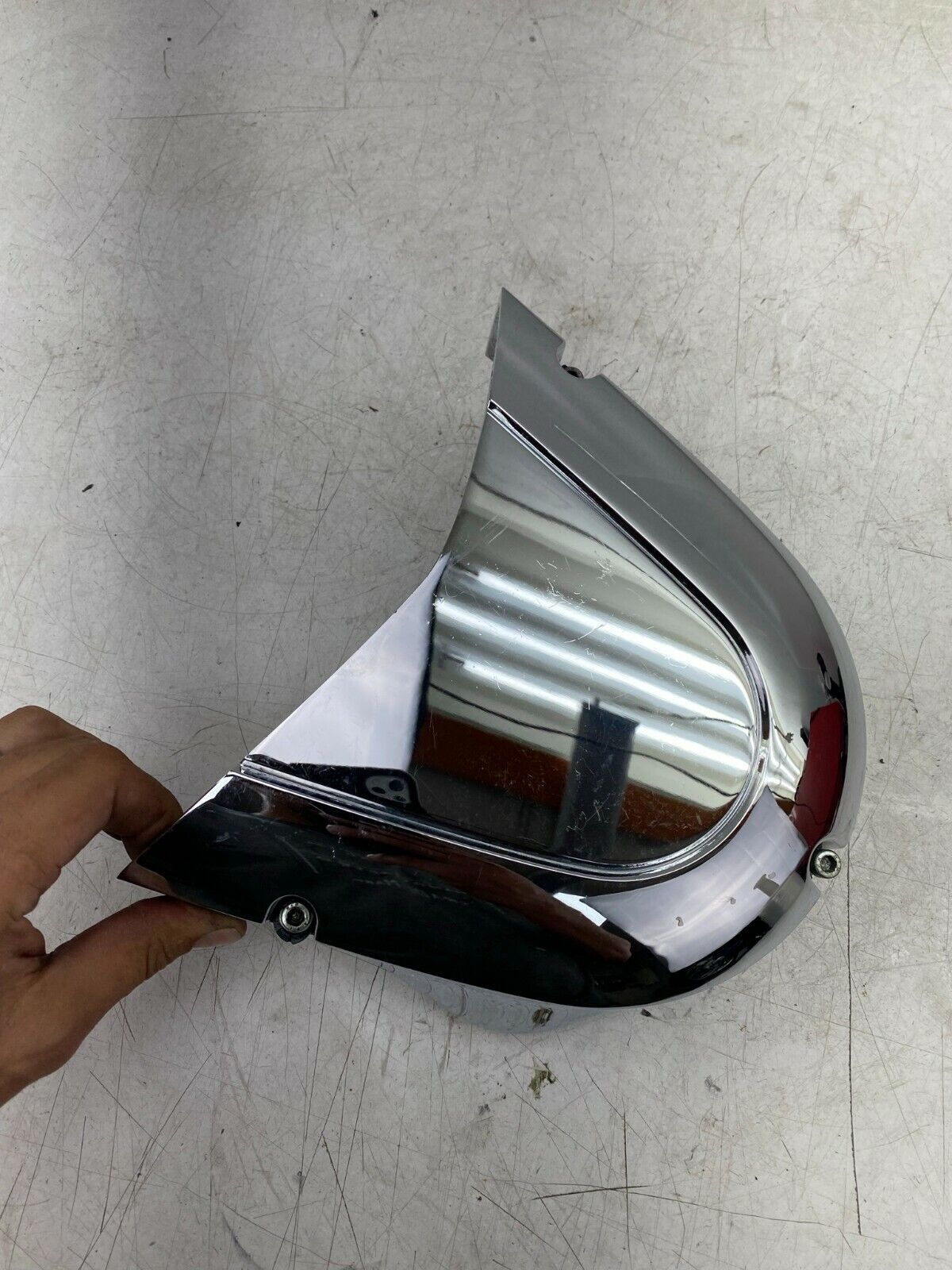 2007 Victory Jackpot Vegas Hammer Judge Kingpin Chrome Engine Pulley Cover Guard