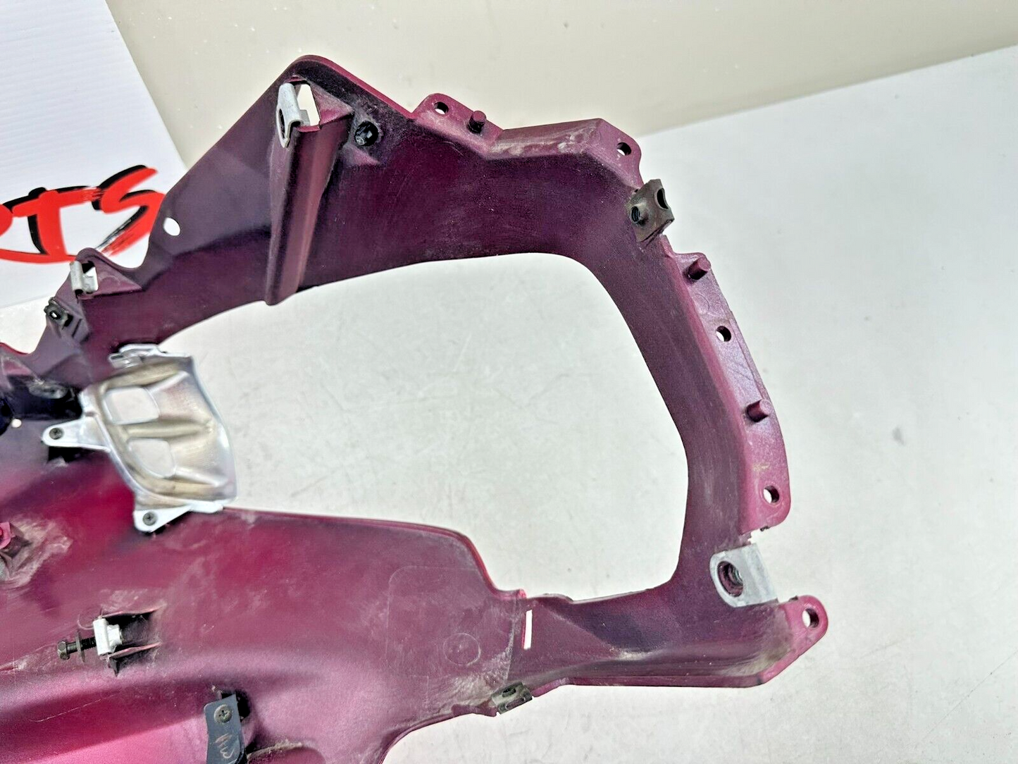 2004 Honda Goldwing GL1800 Red Left Side Headlight Mid Fairing Cowl Panel