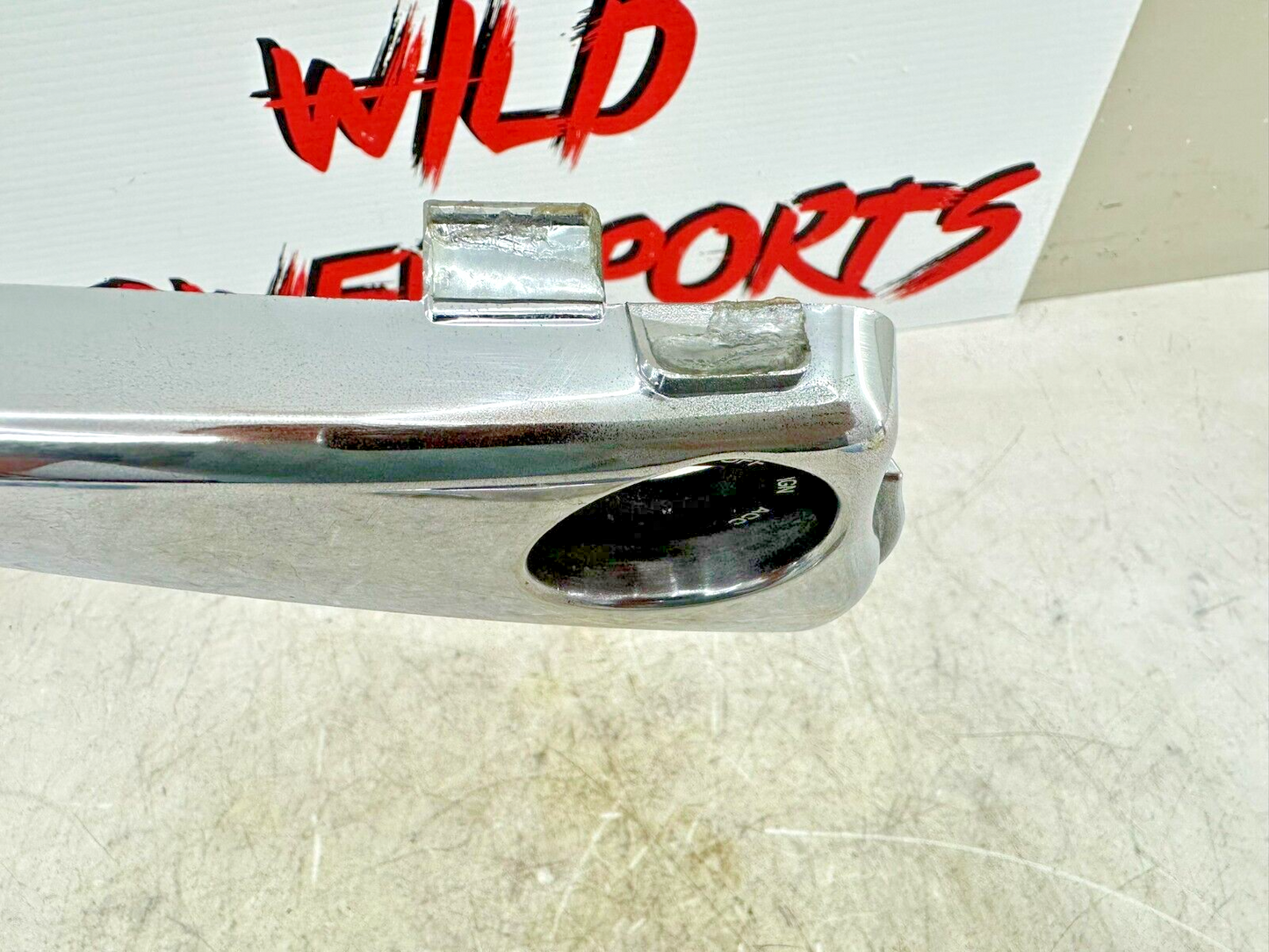 2003 Harley Davidson VRod VRSCA Chrome Ignition Switch Right Side Cover Triangle