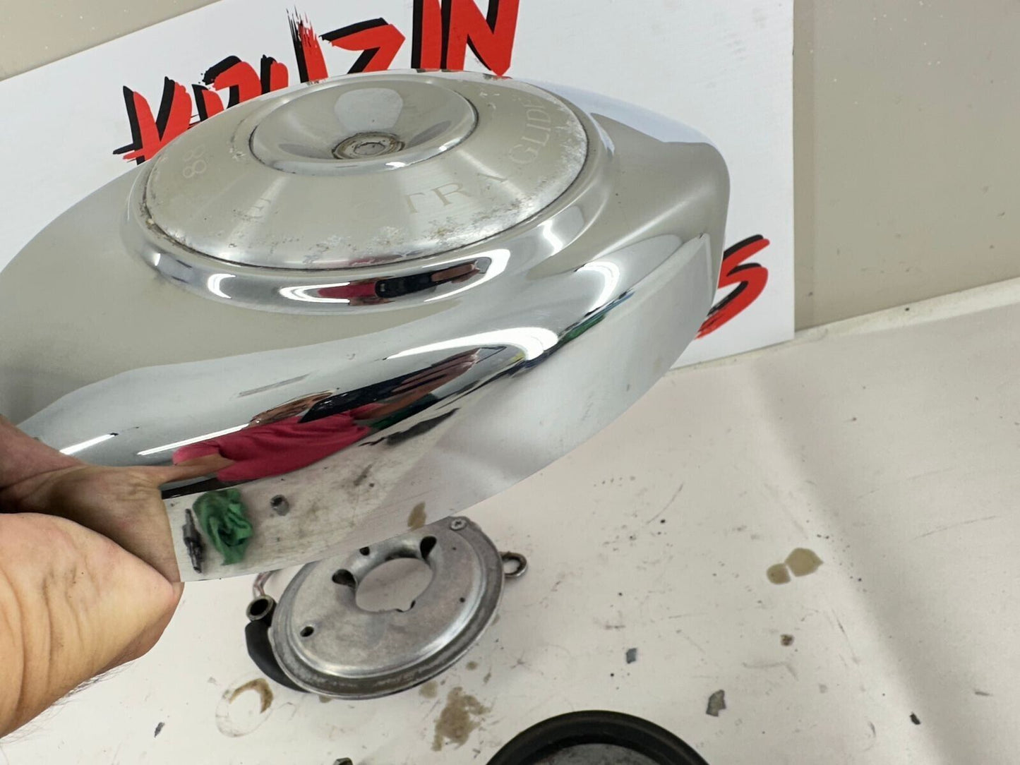 1999 HARLEY ELECTRA GLIDE Air Filter Cover + Mounting Hardware