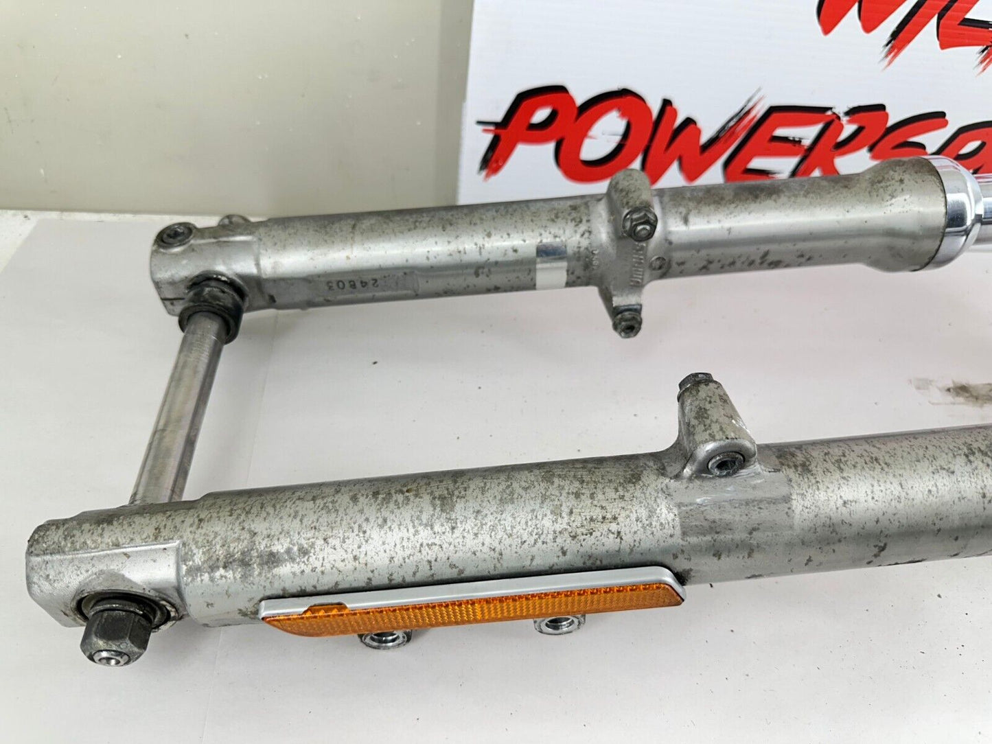 2003 Harley Davidson Sportster Forks Triple Clamp Narrow Glide Front End w/ Axle