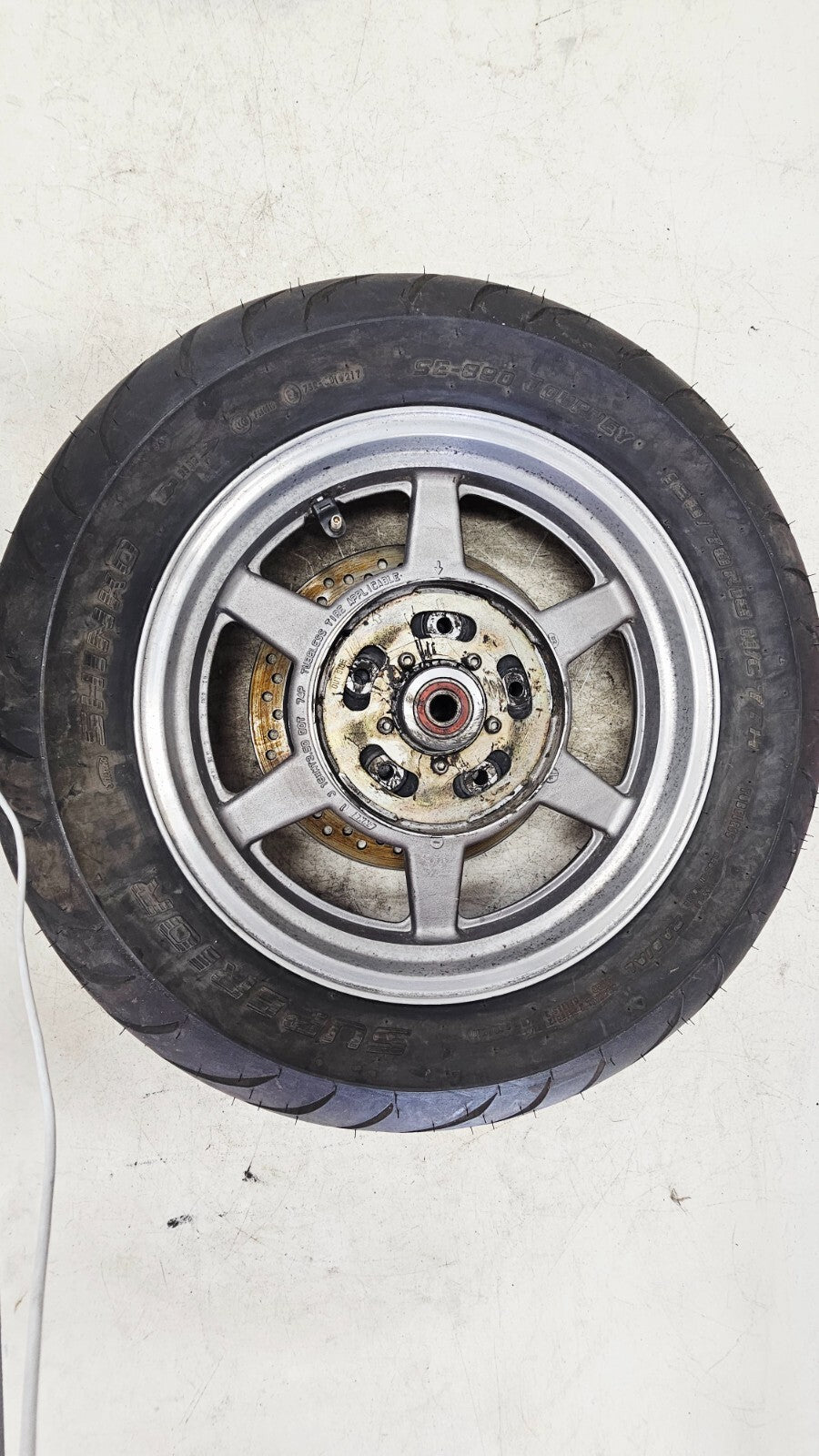 1995 HONDA GOLDWING GL1500 Rear Mag Wheel Rim Tire 16X3.5 Brake Rotor