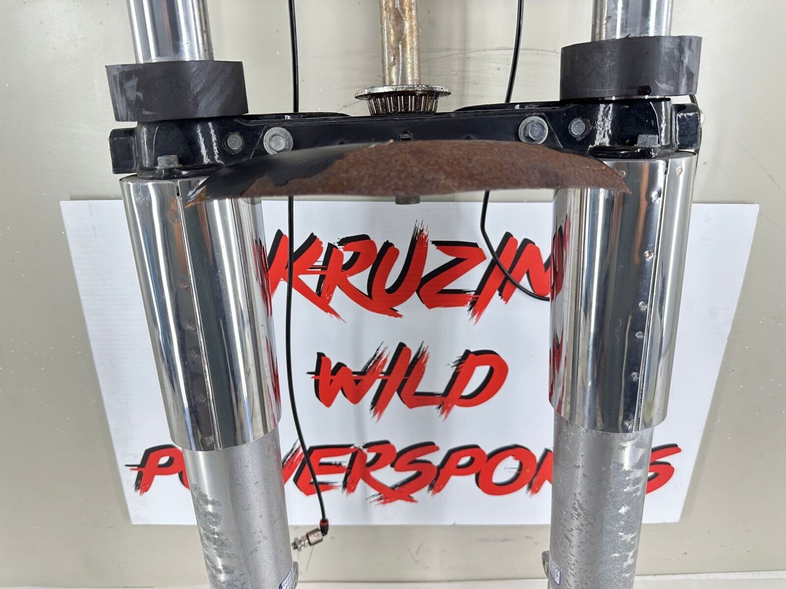 2000 HARLEY FLH ELECTRA GLIDE Air Ride Forks Triple Clamps