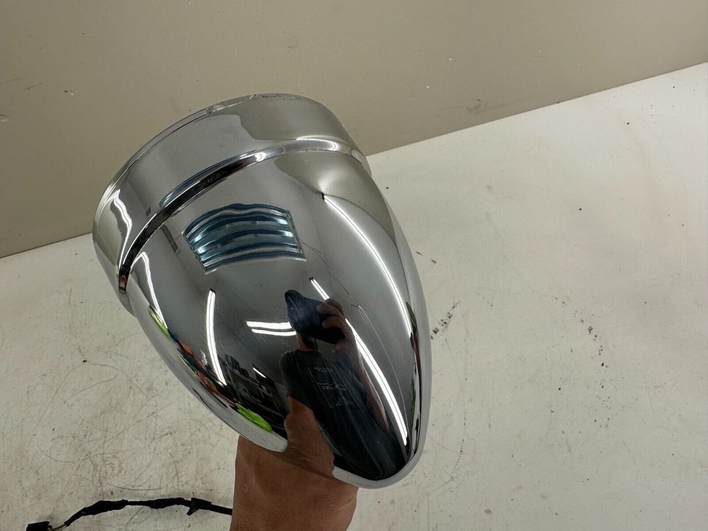2000 HARLEY DAVIDSON DYNA SOFTAIL BULLET STYLE HEADLIGHT LIGHT CHROME
