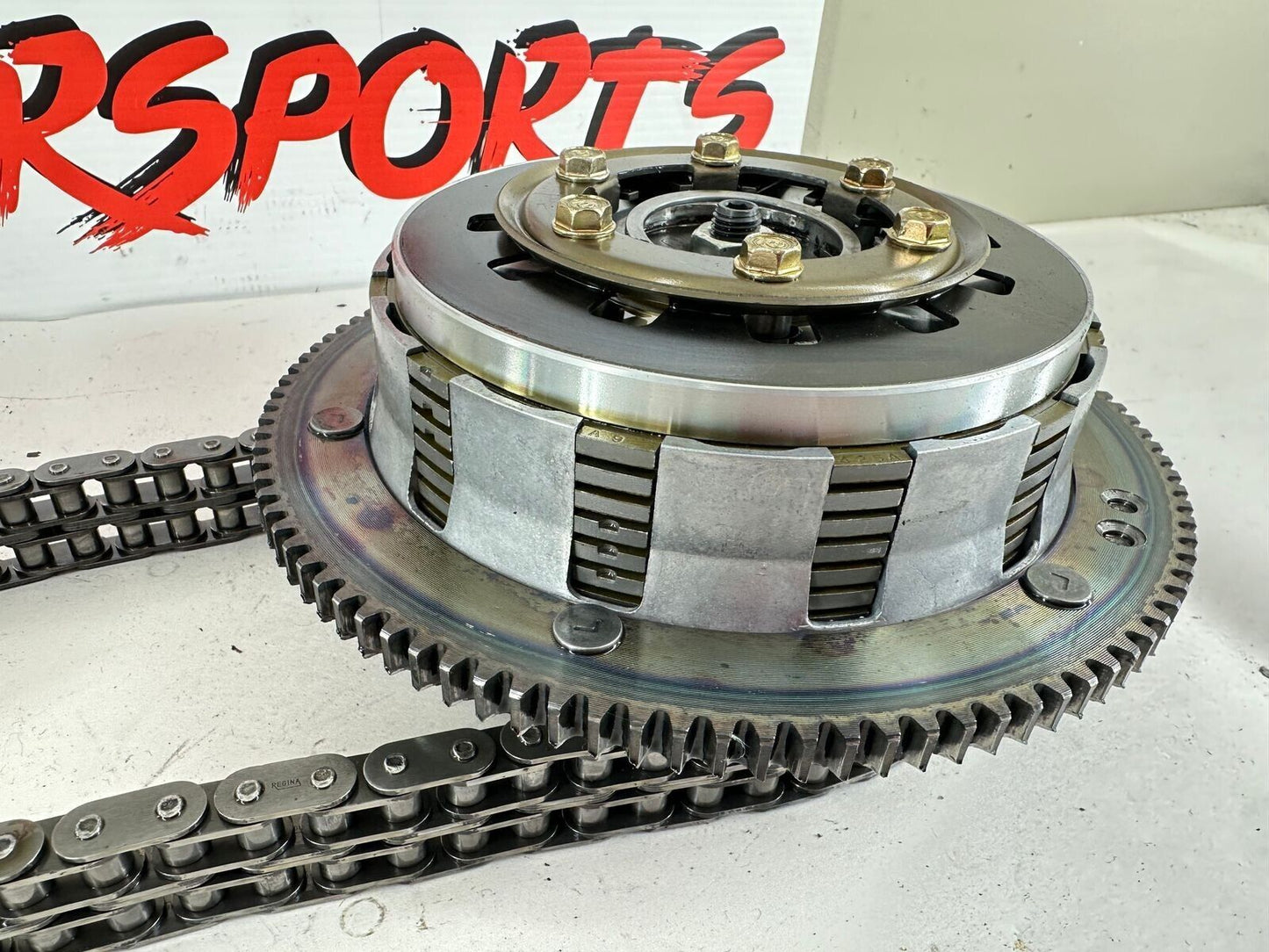 1999 HARLEY ELECTRA GLIDE Primary Clutch Chain Gears Basket