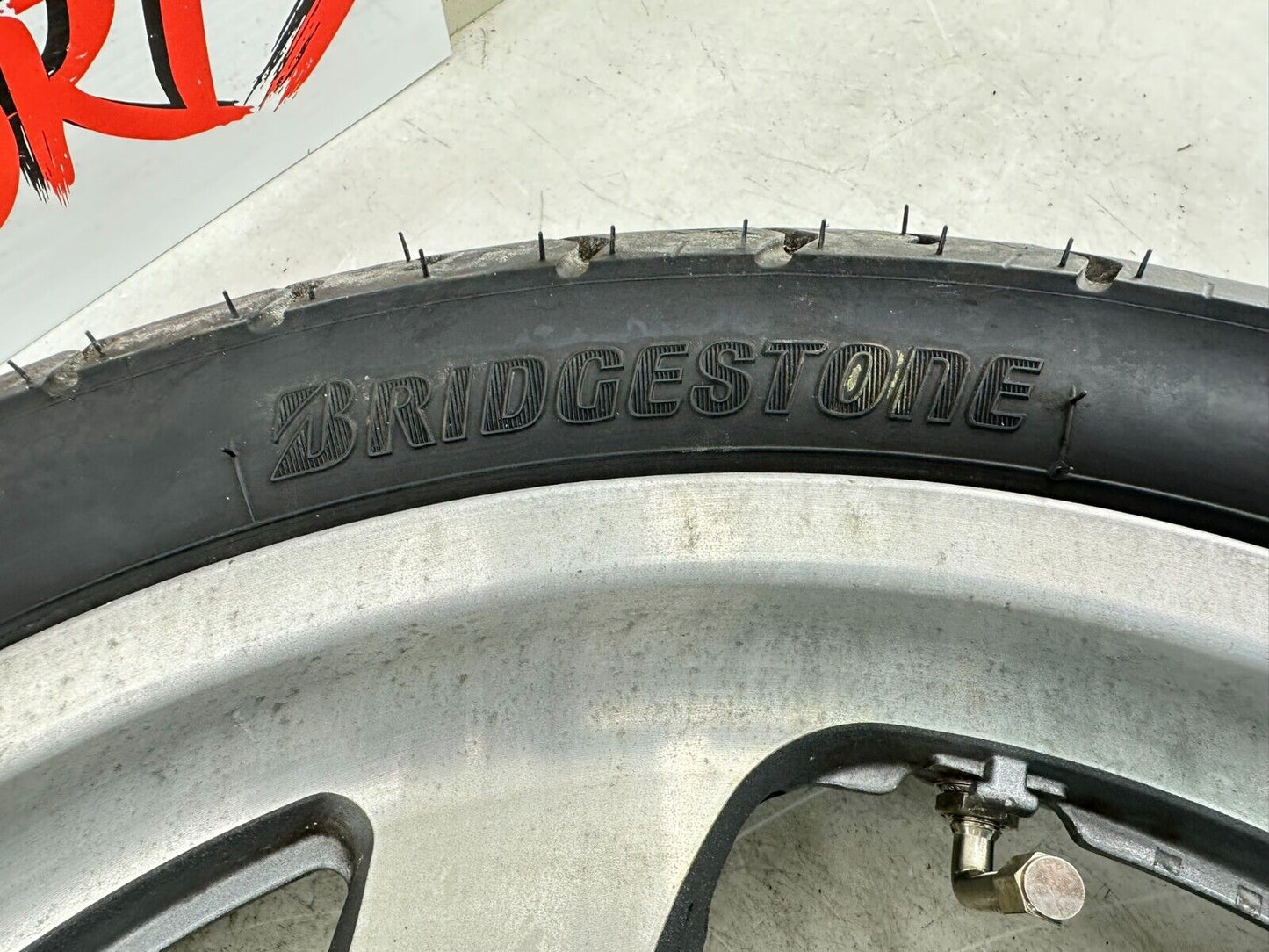 2004 Honda Goldwing GL1800 18" Front Wheel Rim Tire + Brake Rotors