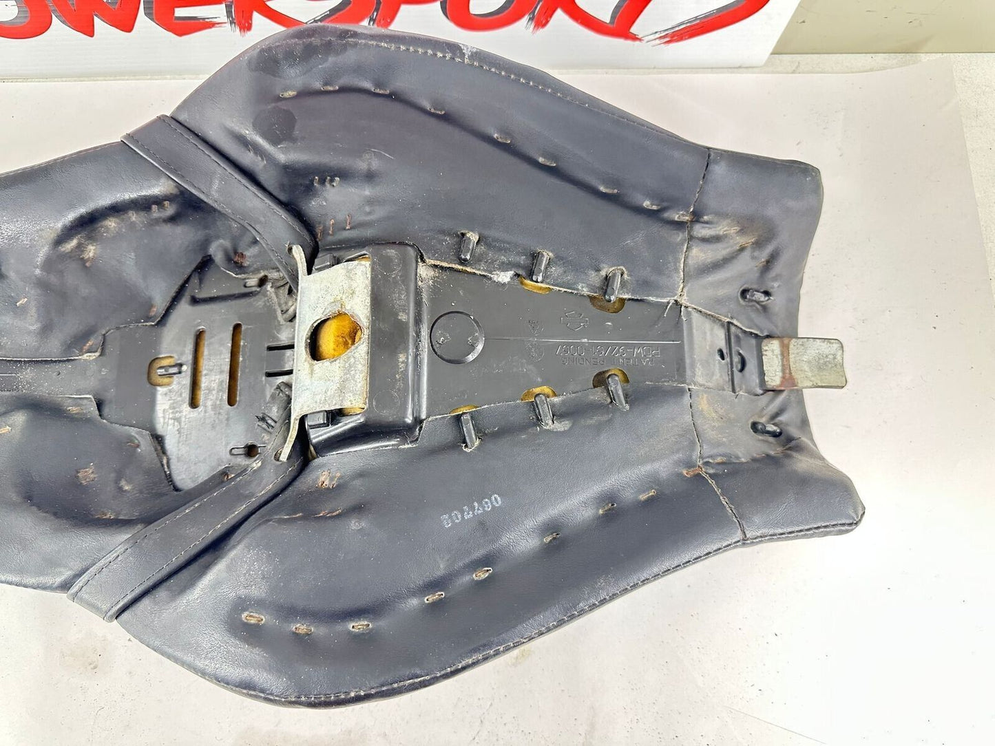 2007 HARLEY SPORTSTER CUSTOM OEM Seat Saddle 2 UP Driver Passenger