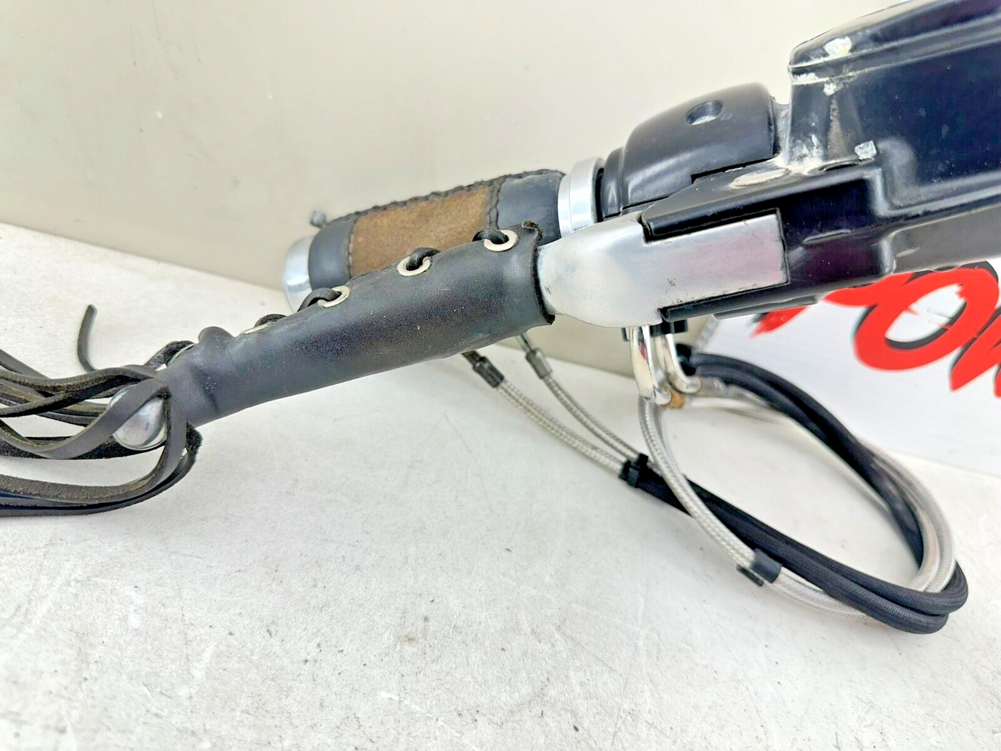2002 HARLEY DYNA LOW RIDER Mini Apes Handlebars Hidden Wires Throttle + Clutch