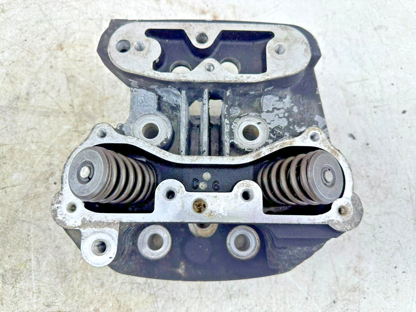 1997 HARLEY DYNA OEM HD Cylinder Heads W/ Valves Front + Rear