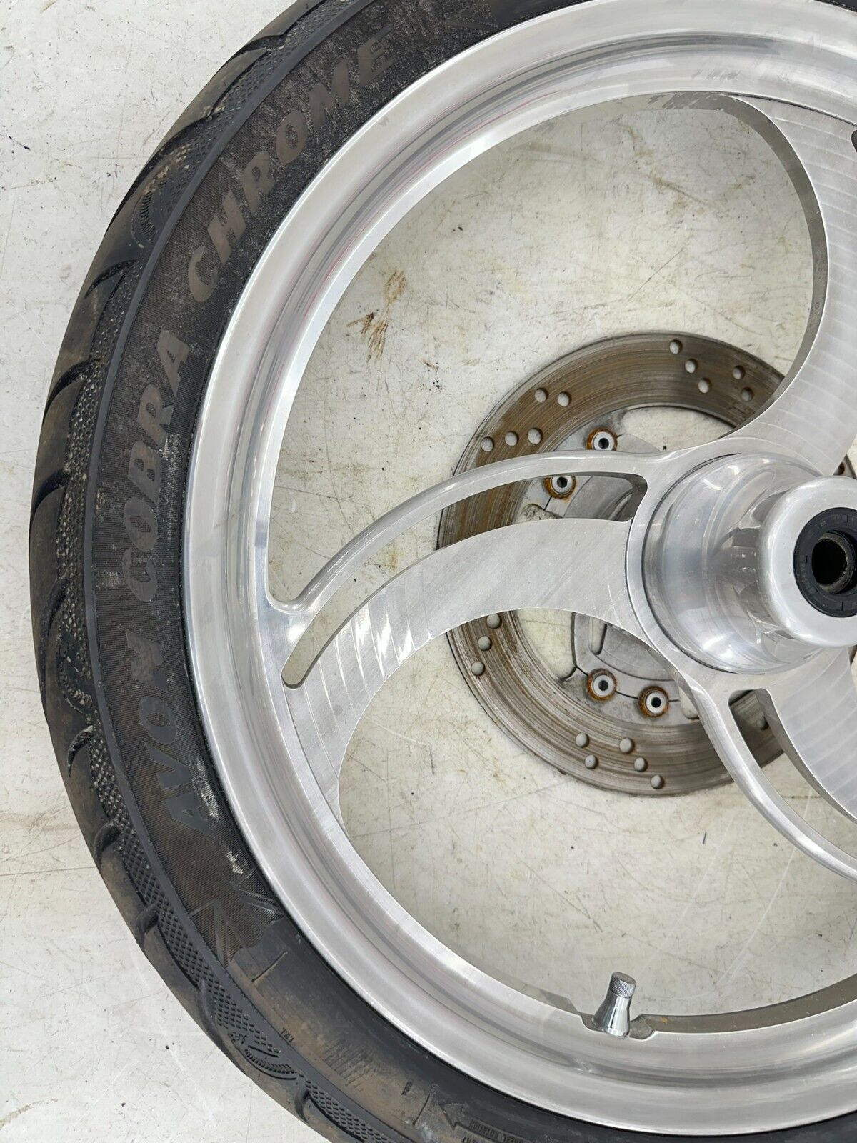 1999 HARLEY SOFTAIL 21" Front Wheel Rim Tire Mag 3 Spoke