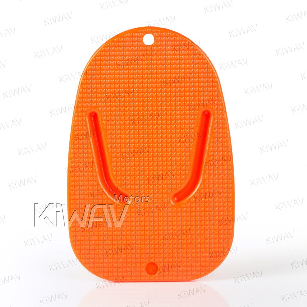 Motorcycle Kickstand Pad Plate Support Accessory - Black - Soft Ground, Grass, Hot Pavement, Outdoor Parking, Anti Sinking