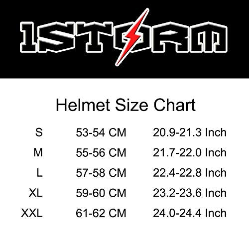1Storm Motorcycle Bike Full FACE Helmet Mechanic Skull - Tinted Visor RED