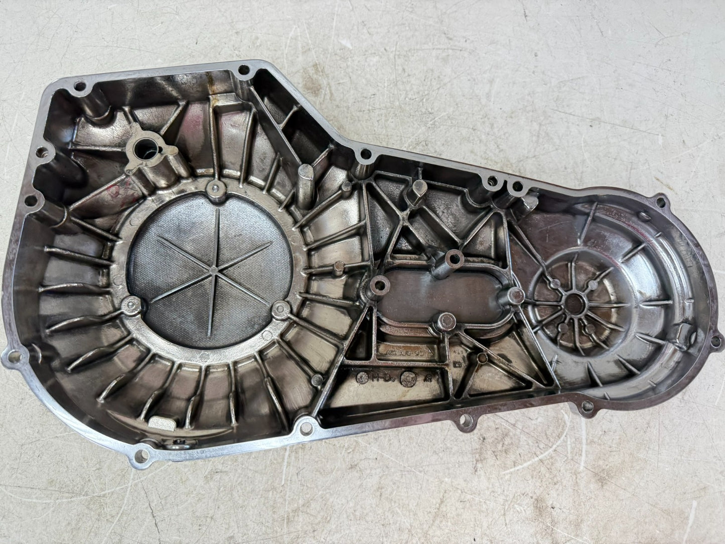 1997 HARLEY DAVIDSON SOFTAIL Outer Primary Clutch Cover Case Chrome Housing