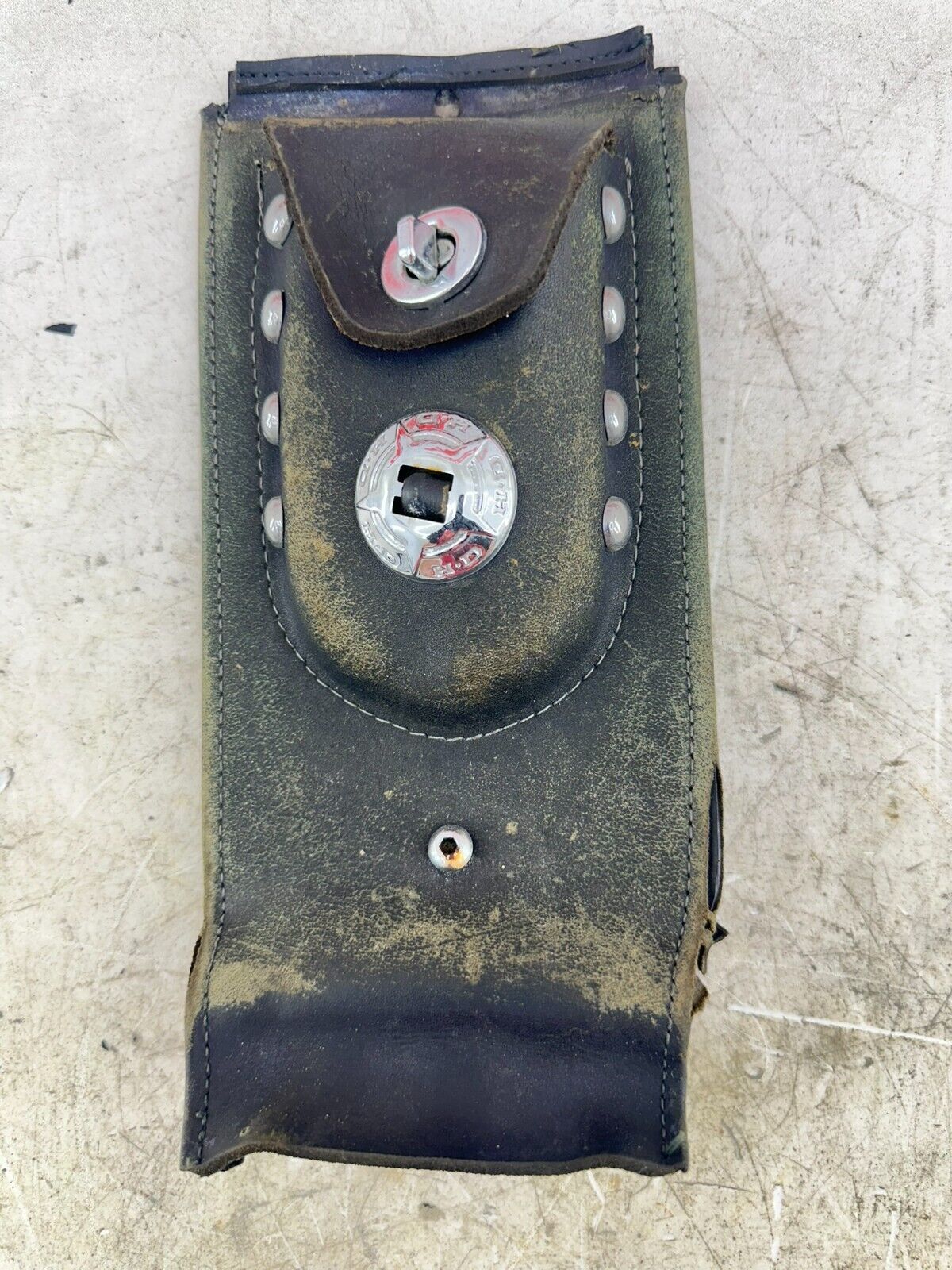 1995 HARLEY SOFTAIL OEM HD Leather Gas Tank Dash Filler Panel