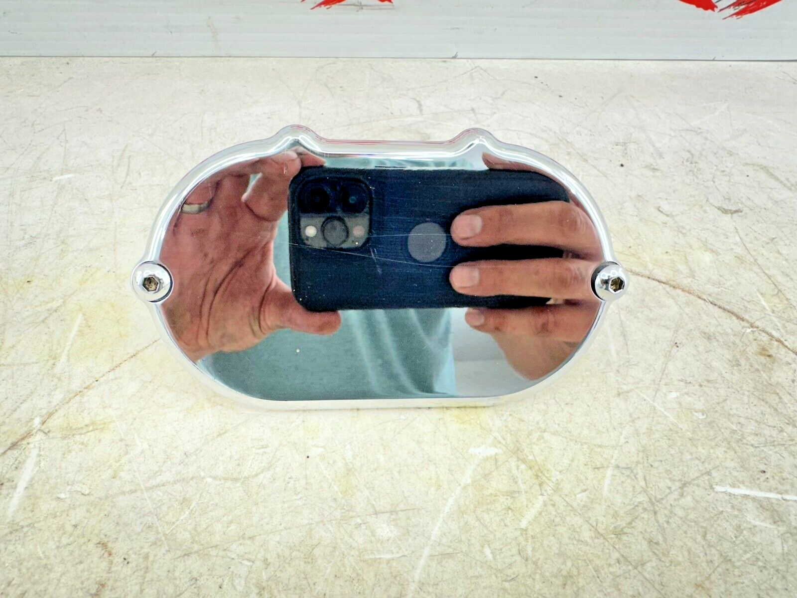 1999 HARLEY SOFTAIL Chrome Transmission Gearbox Right Side Cover