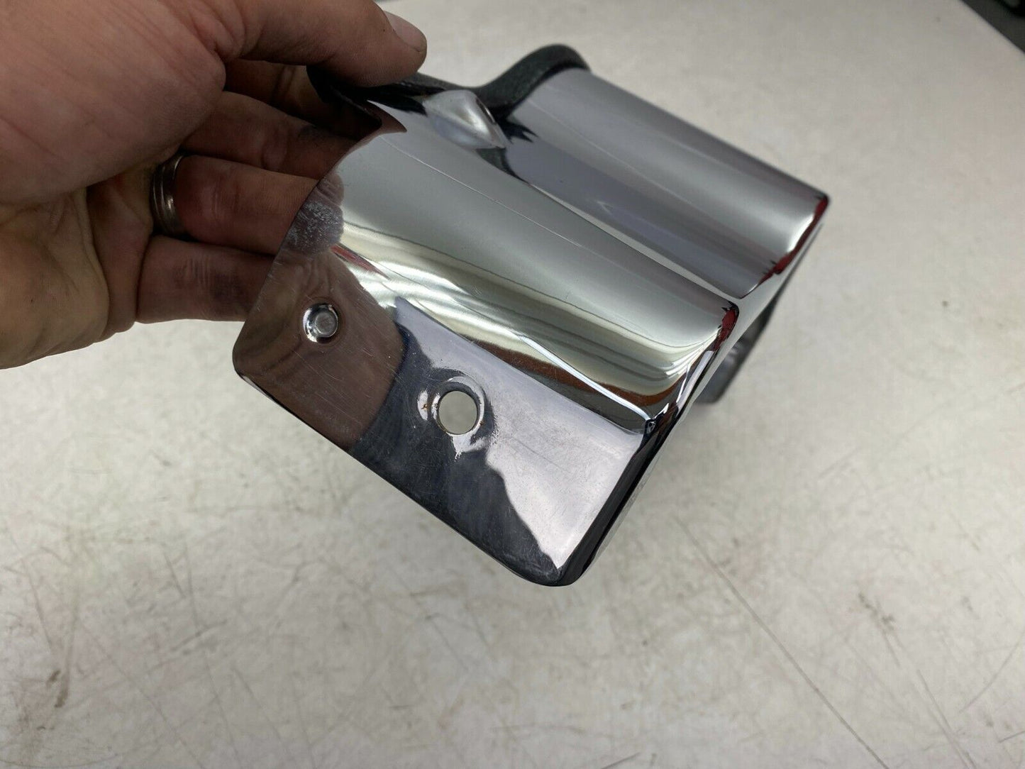 2003 HARLEY DAVIDSON FLH ELECTRA GLIDE Chrome Lower Rear Filler Panel Bottom