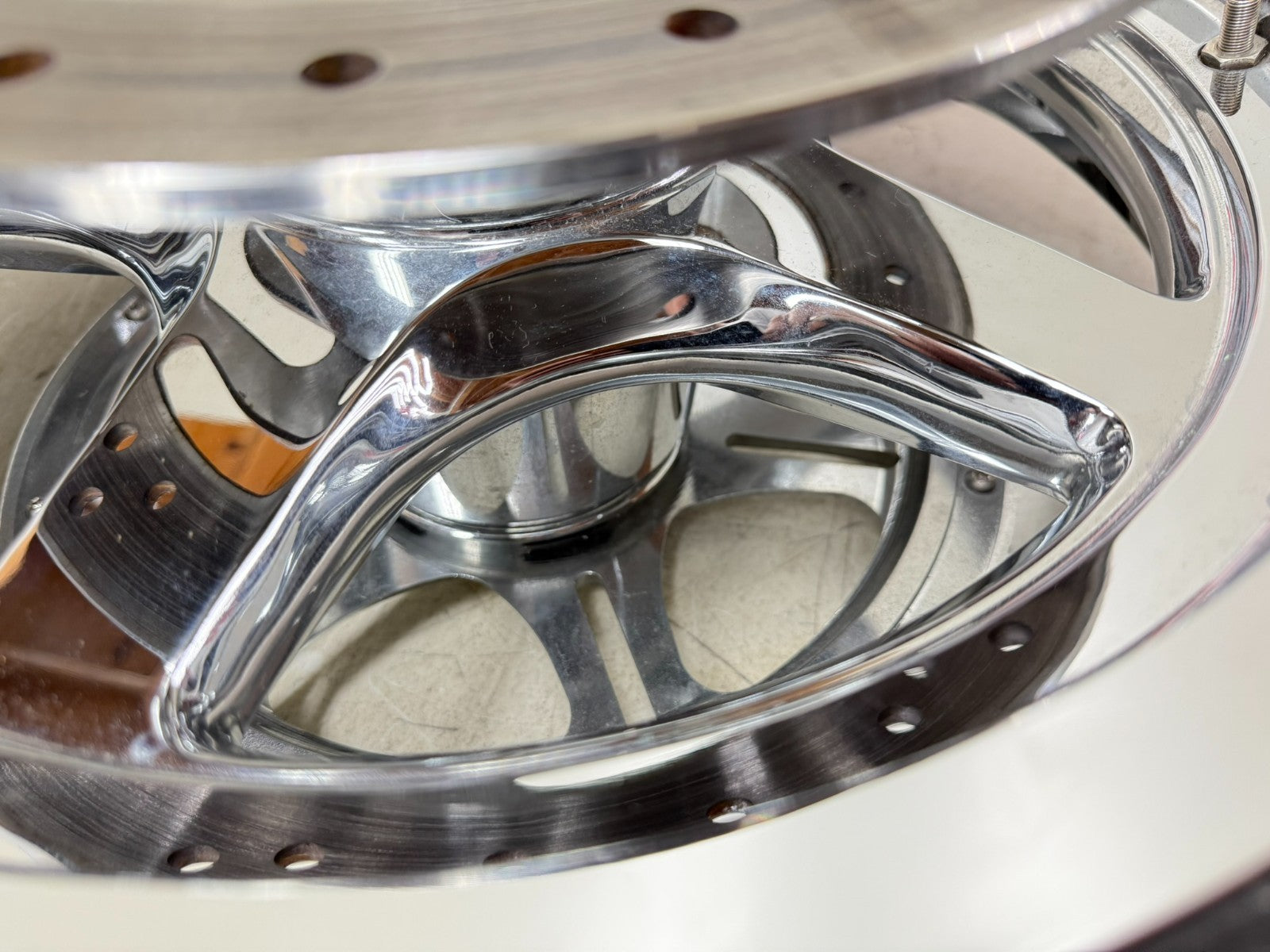 2003 HARLEY DYNA WIDE GLIDE 16" Thunder star  Rear Wheel Rim Full Chrome NICE! 
