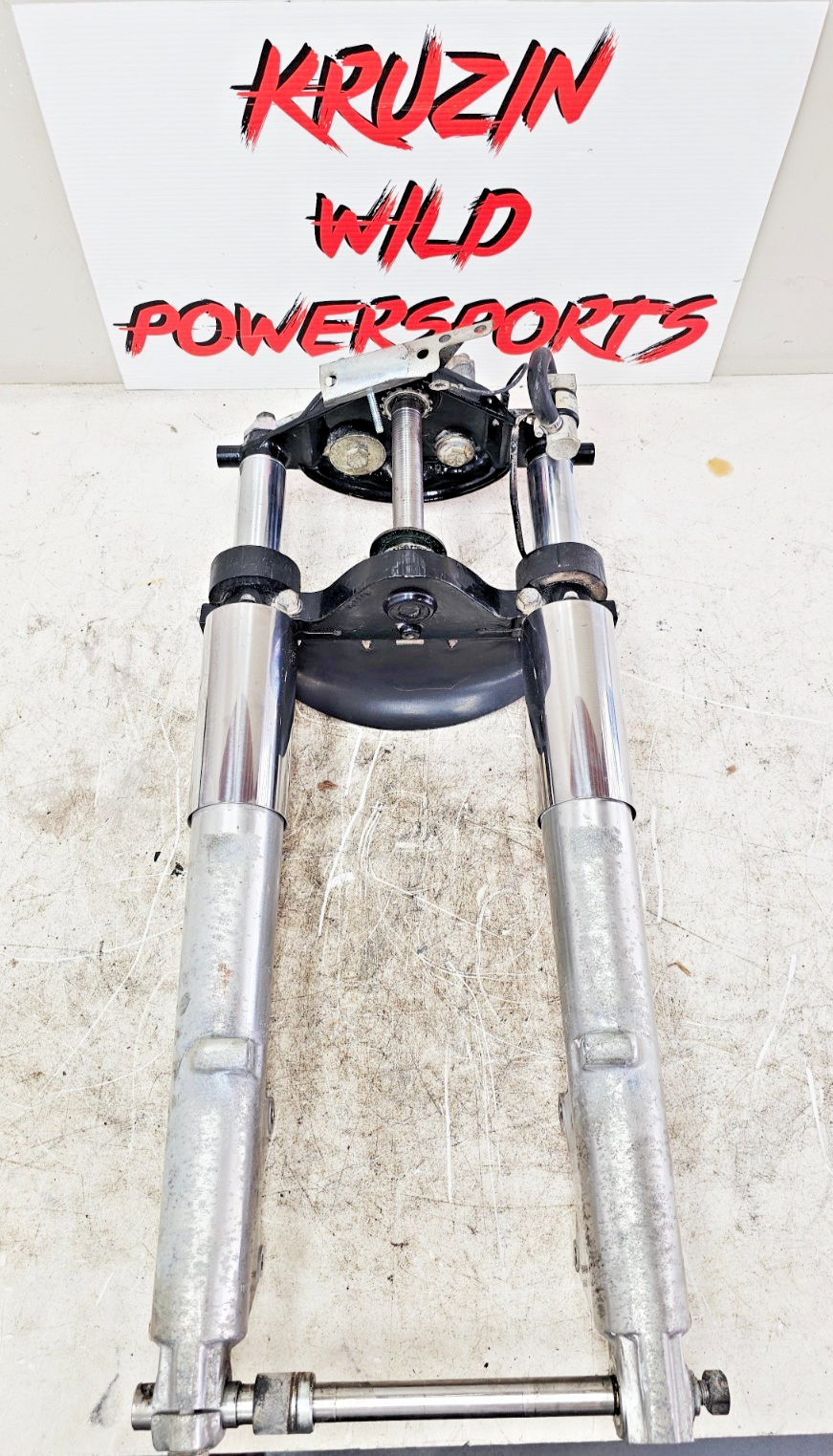 1996 HARLEY FLH ELECTRA GLIDE OEM HD Forks Front End Suspension Triple Tree Axle