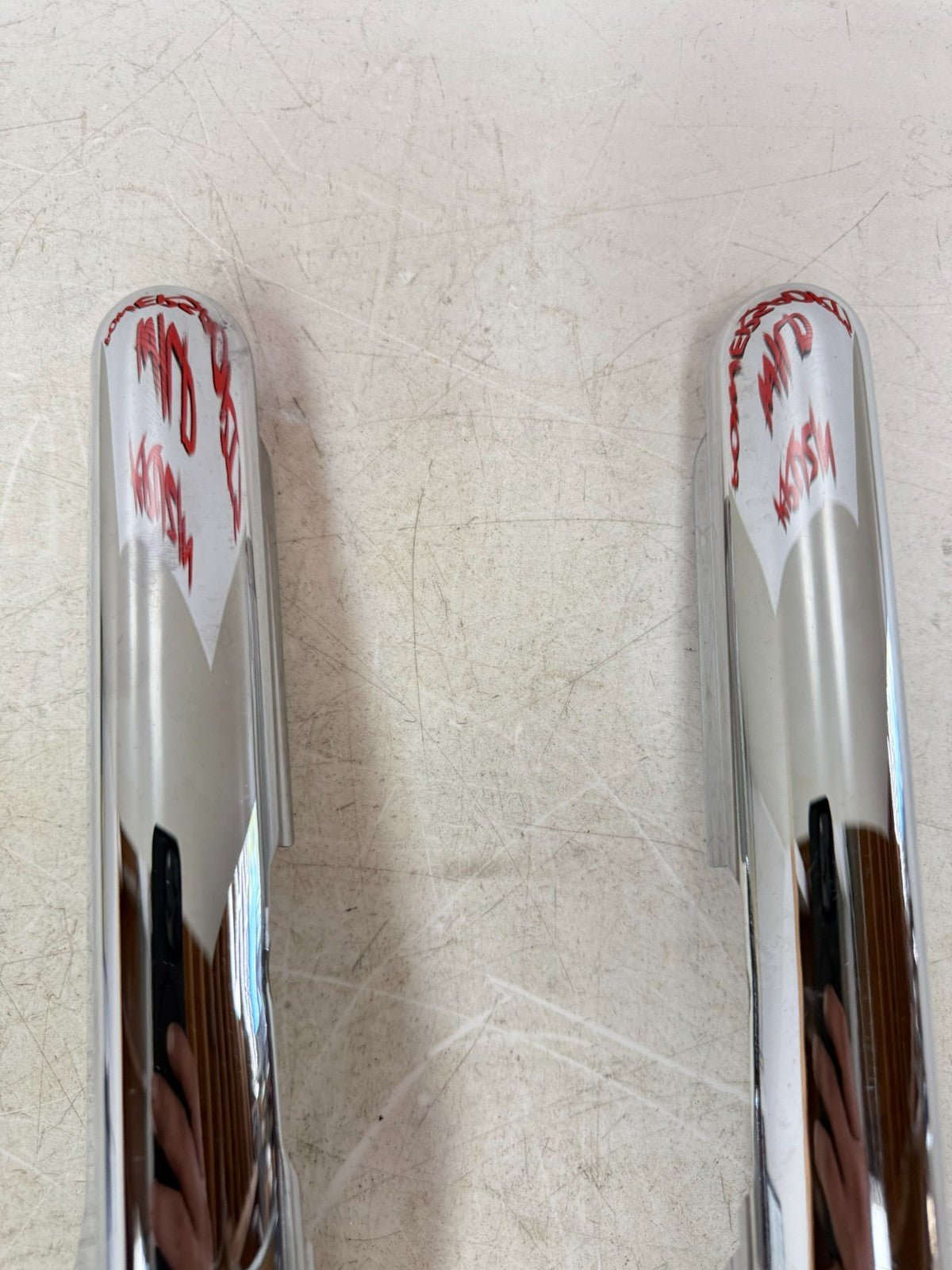 2003 HARLEY ELECTRA GLIDE Chrome Rear Strut Arm Frame Cover