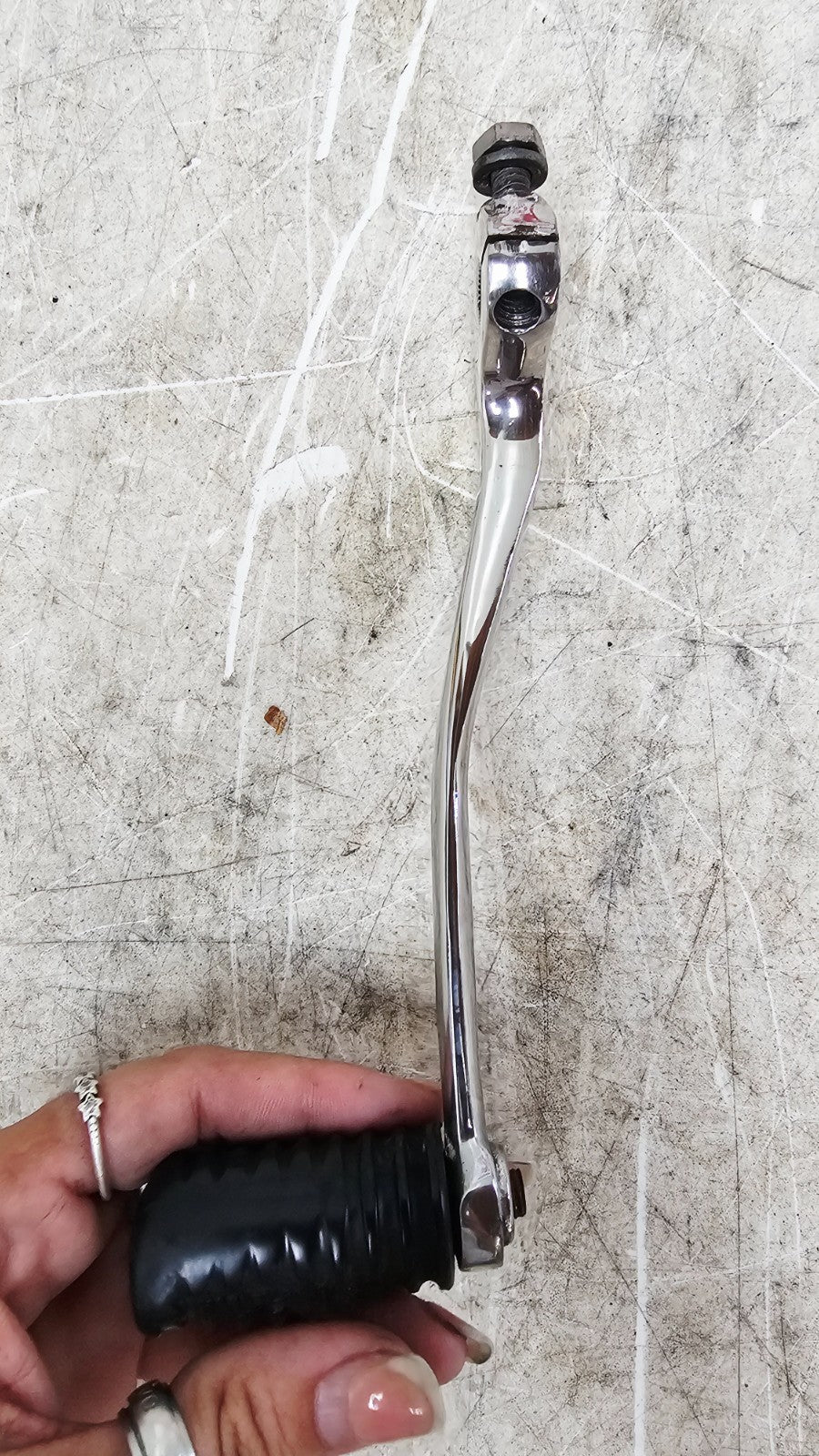 1997 HARLEY DYNA Mid Control Chrome Shifter Shift Lever Pedal