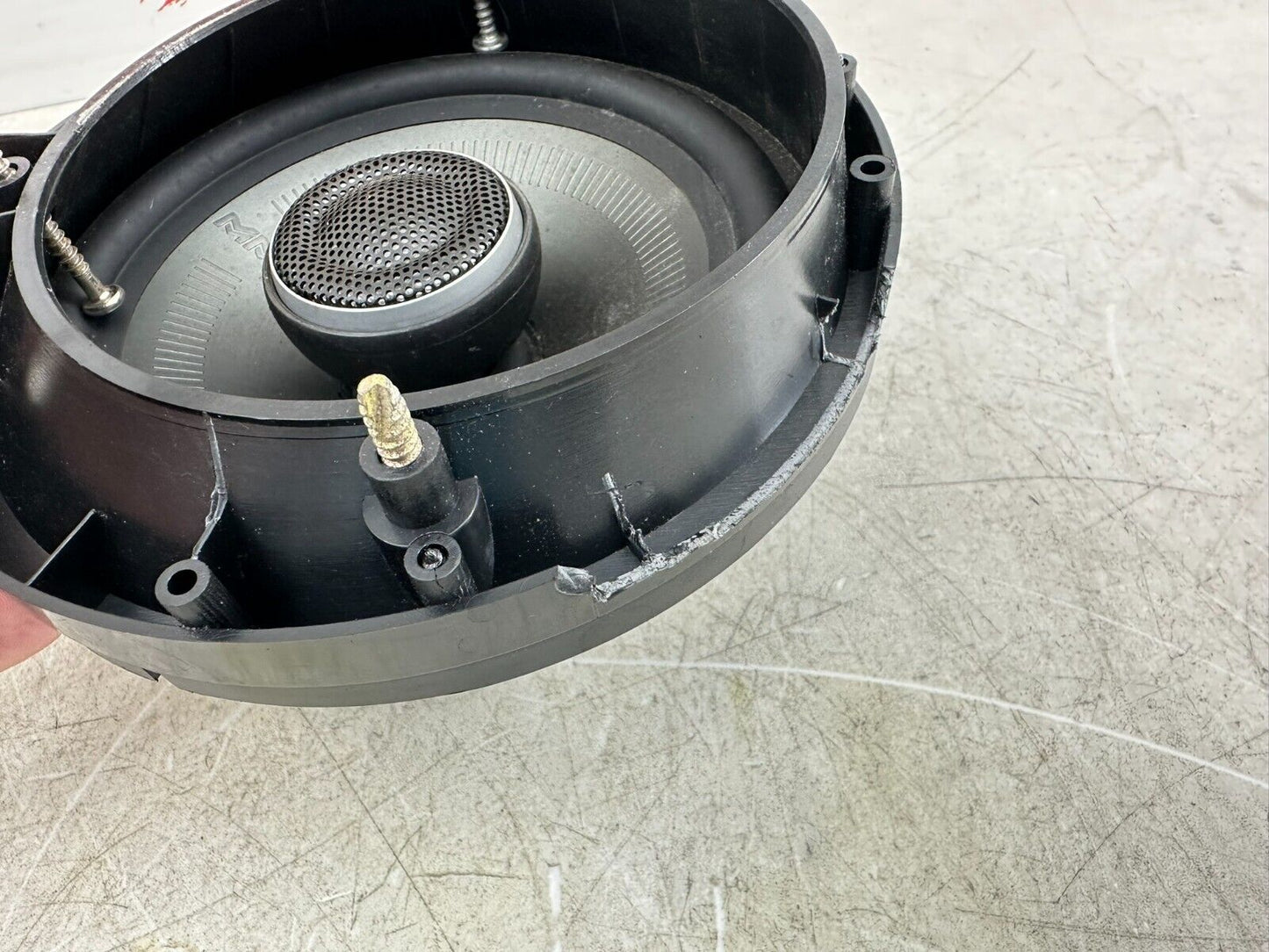 2003 HARLEY ELECTRA GLIDE classic Polk Audio 6.5" MM1 Front Speakers W/ Adapter