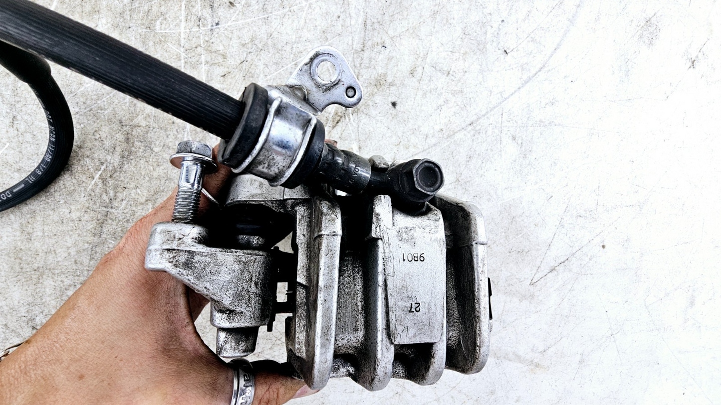 1999 HONDA VALKYRIE INTERSTATE Dual Caliper Hose Master Cylinder + Right Mirror