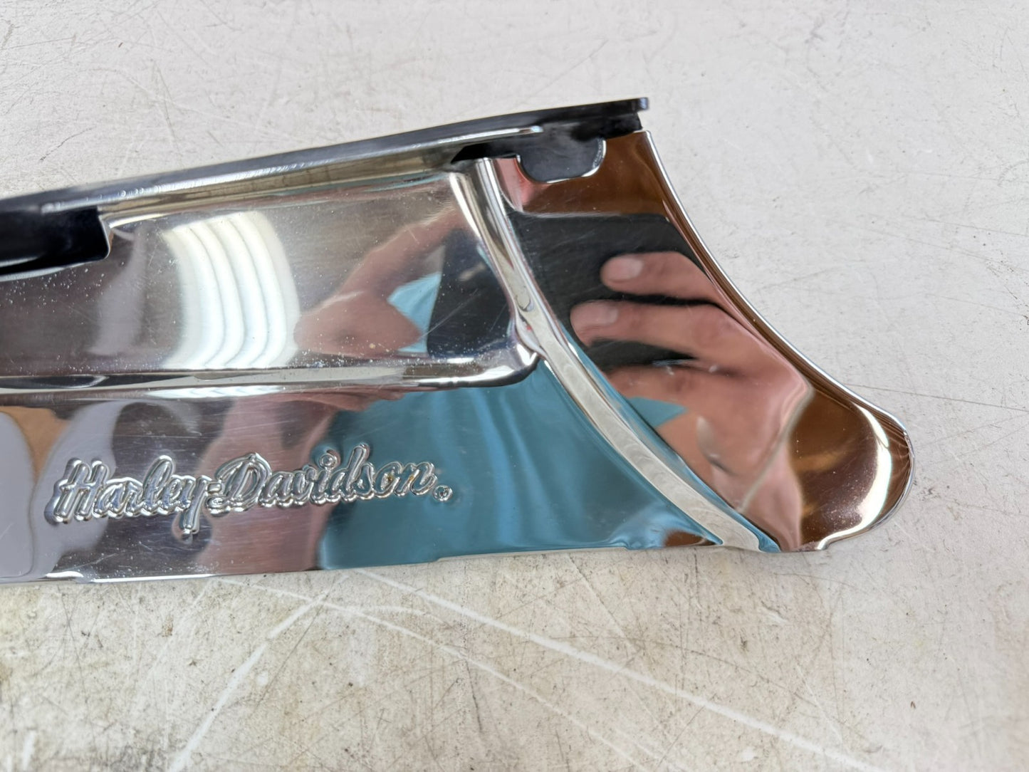 2003 HARLEY DYNA WIDE GLIDE Chrome Lower Belt Cover Guard