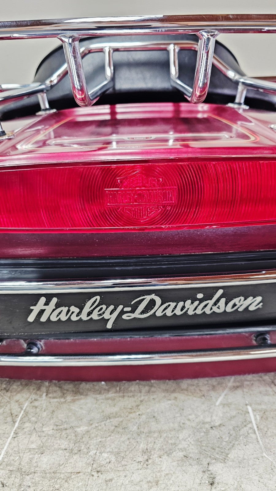 1996 HARLEY FLH ELECTRA GLIDE Trunk Tour Pack Top Box Speaker Lids Backrest Rack