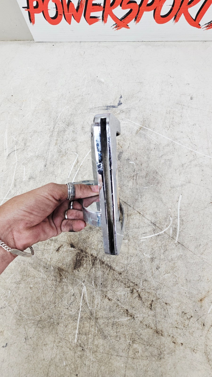 1996 HARLEY SOFTAIL Side Mount License Plate Tag Light Mount Bracket