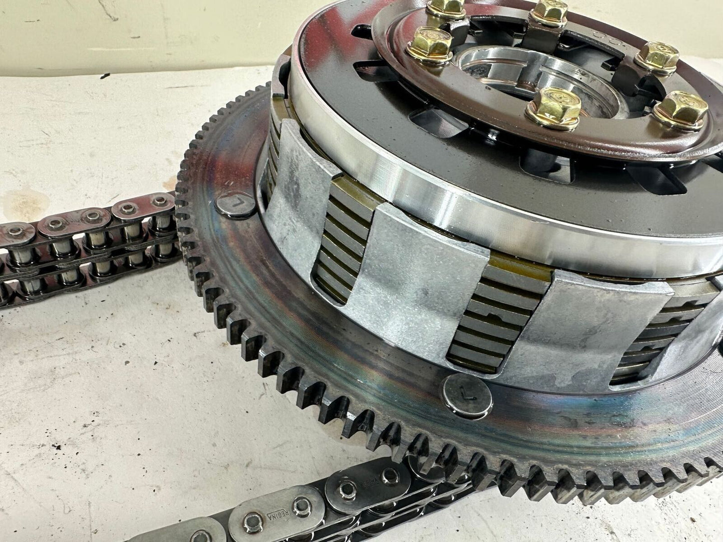 2000 HARLEY FLH ELECTRA GLIDE Complete Primary Clutch Chain Gears