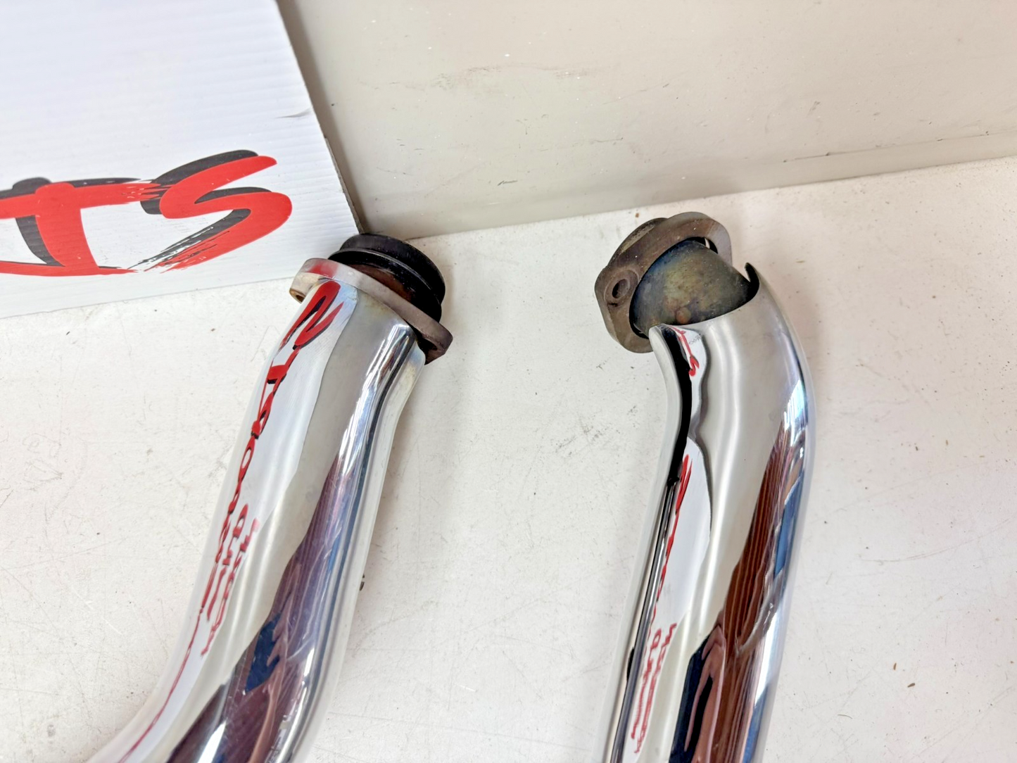 2003 HARLEY DYNA WIDE GLIDE Vance Hines Straightshots Exhaust System w/ Bracket