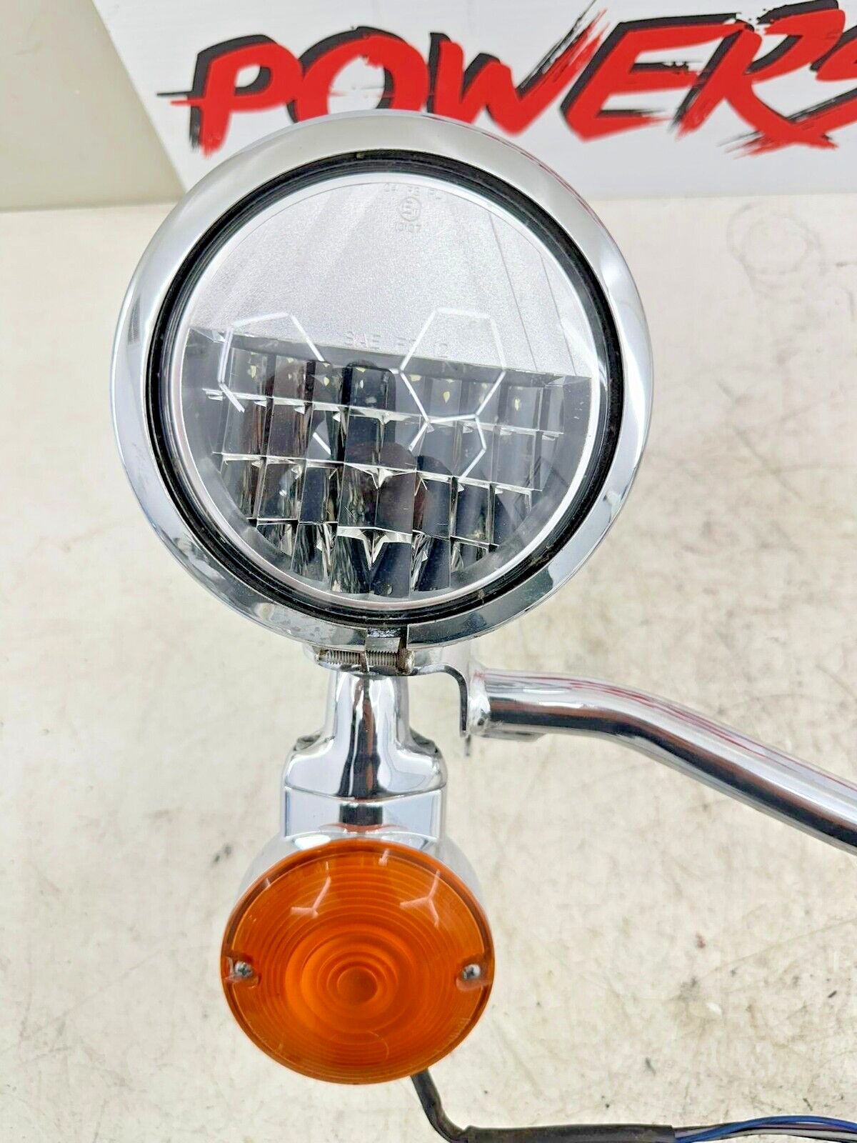 1994 HARLEY ELECTRA GLIDE Chrome Highway Fog Light Bar Turn Signal Light