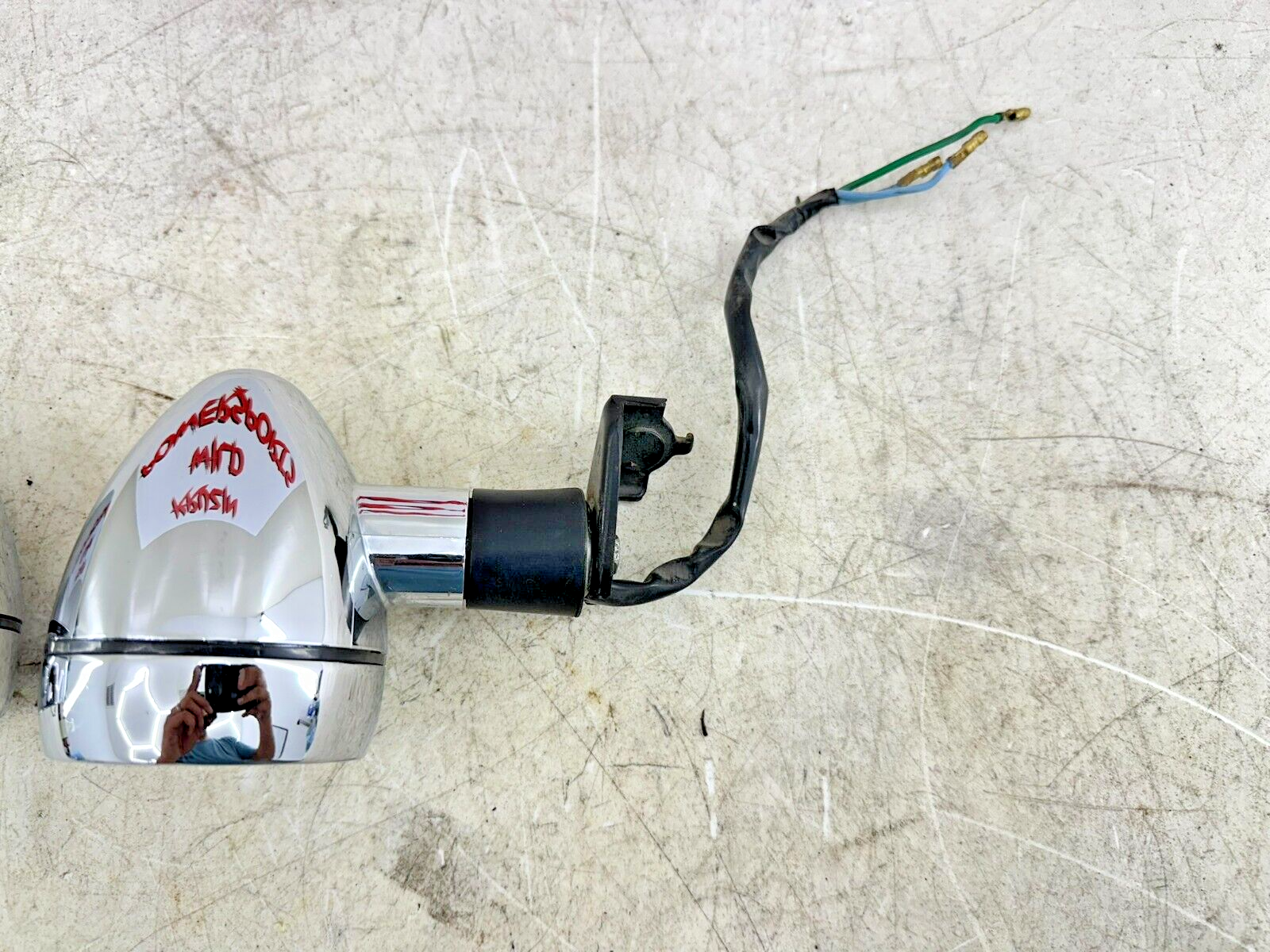 1999 HONDA VALKYRIE INTERSTATE Chrome Right Left + Front Turn Signal W/ LED Bulb