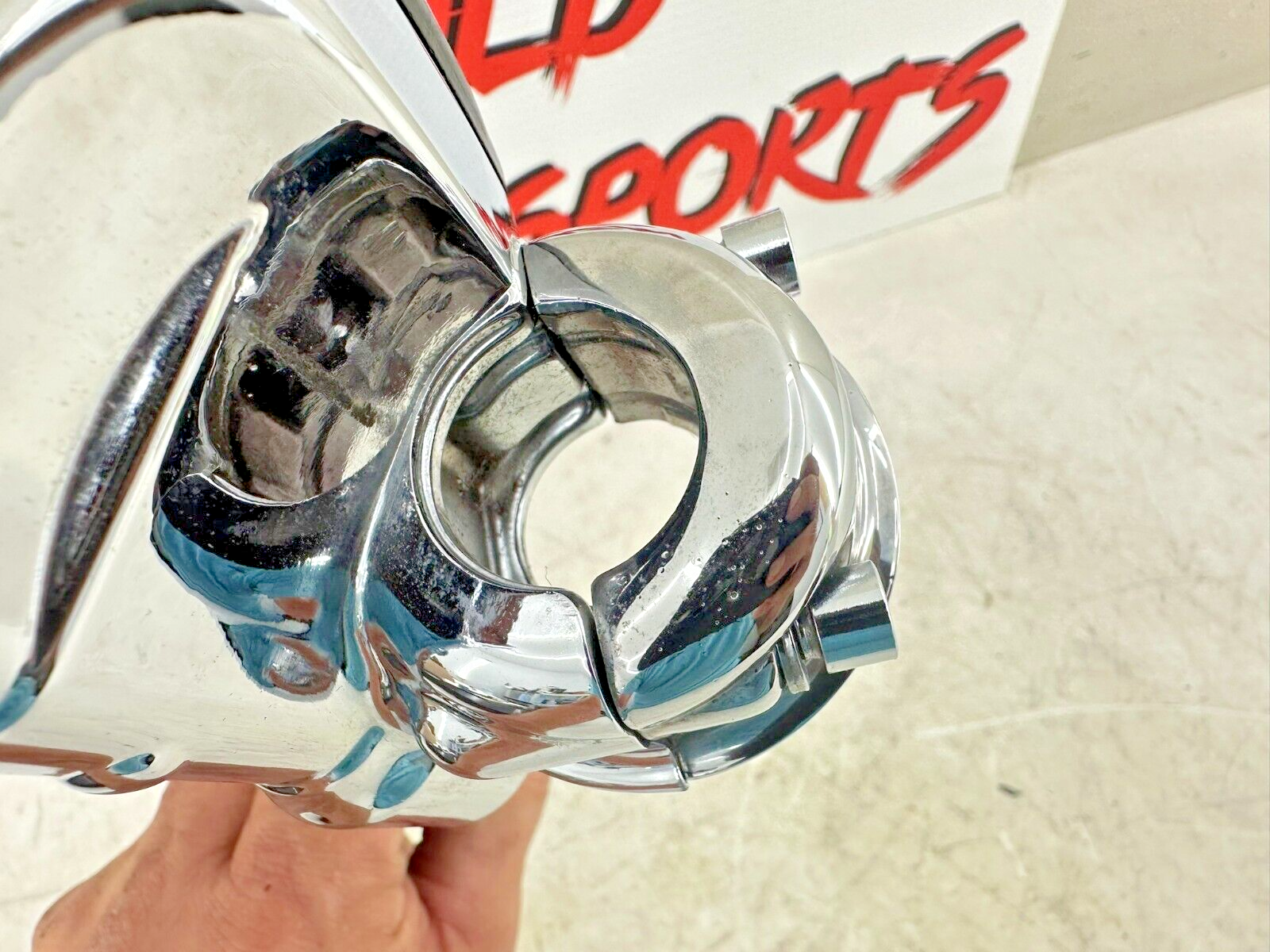 2000 UP HARLEY SOFTAIL Chrome Front Brake Master Cylinder 9/16