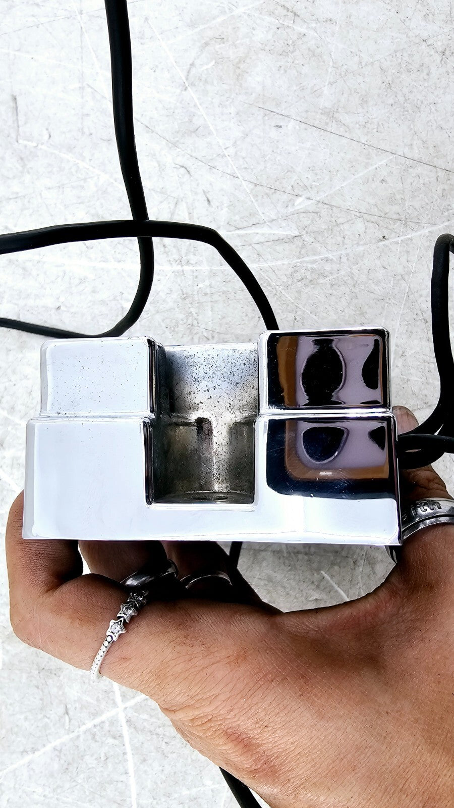 1988 HARLEY SOFTAIL OEM Chrome Voltage Regulator Rectifier